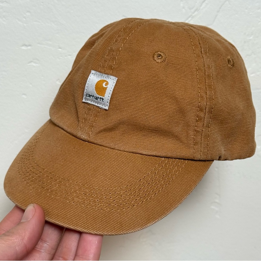 Carhartt Signature Canvas Cap - Infant - Stretch band Tan / Brown